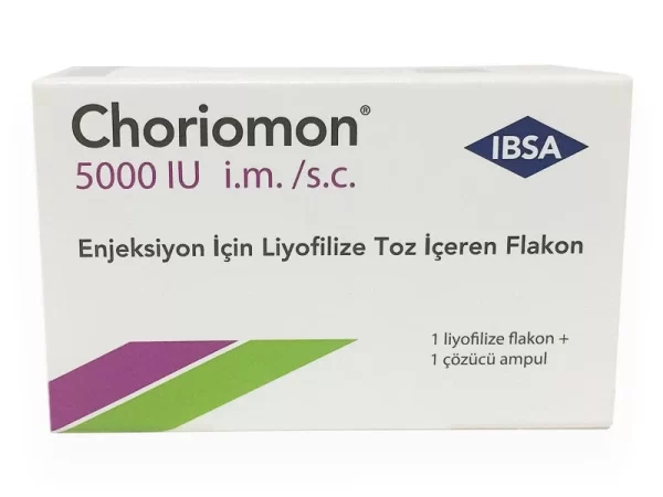 Choriomon 5000 IU IBSA – HCG injectie voor hormonale stimulatie en post-cycle therapie
